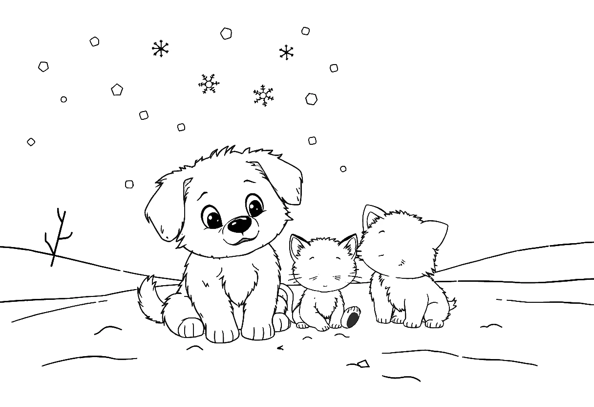 Januari Coloring Page
